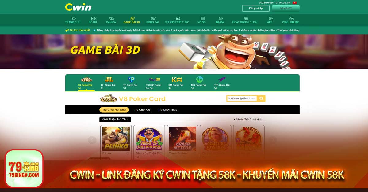 Game bài đổi thưởng Cwin