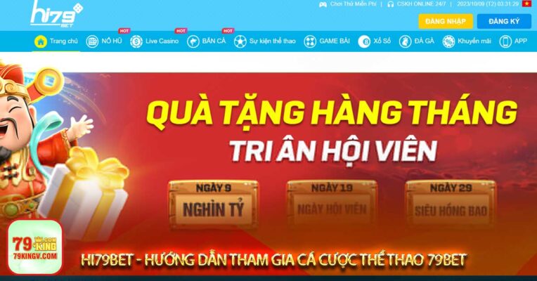 Hi79bet - Hướng dẫn tham gia cá cược thể thao 79bet