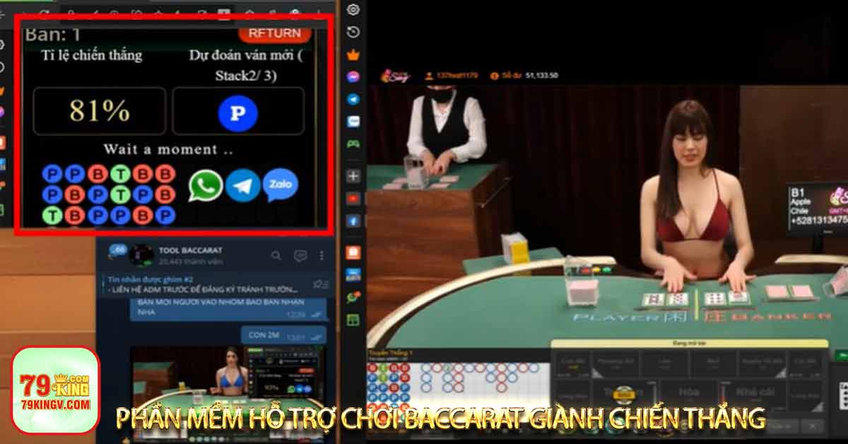 Phần mềm hỗ trợ chơi Baccarat giành chiến thắng