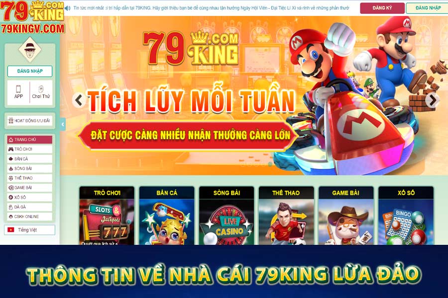 Thông tin về nhà cái 79king lừa đảo