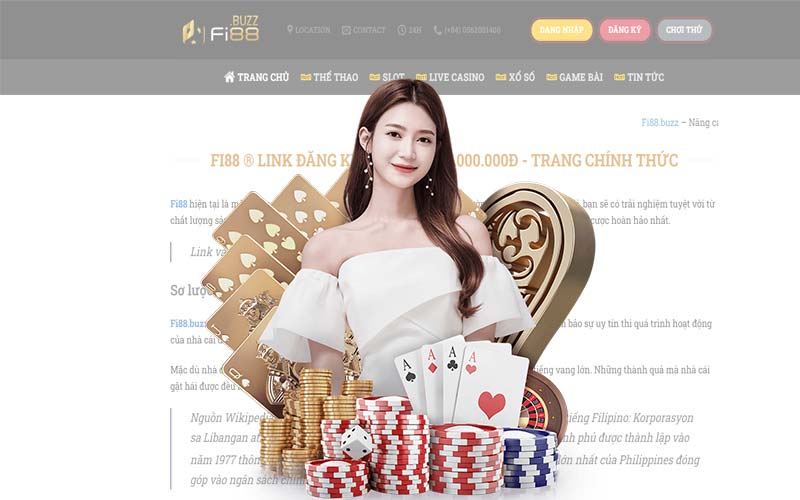 Một số nét tổng quan về nhà cái Fi88 casino