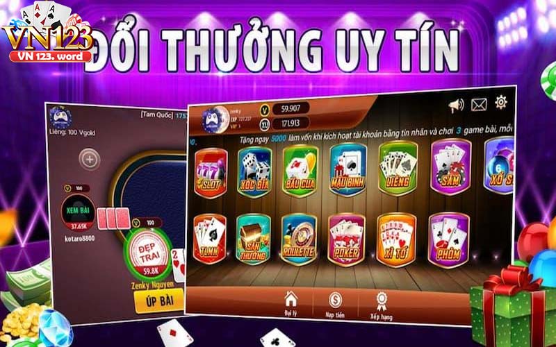 VN123 có kho game đổi thưởng cực đa dạng